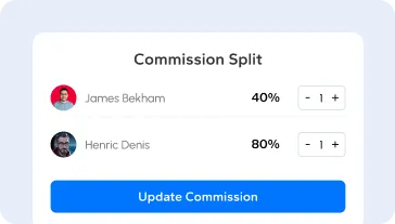 Real-time commission tracking