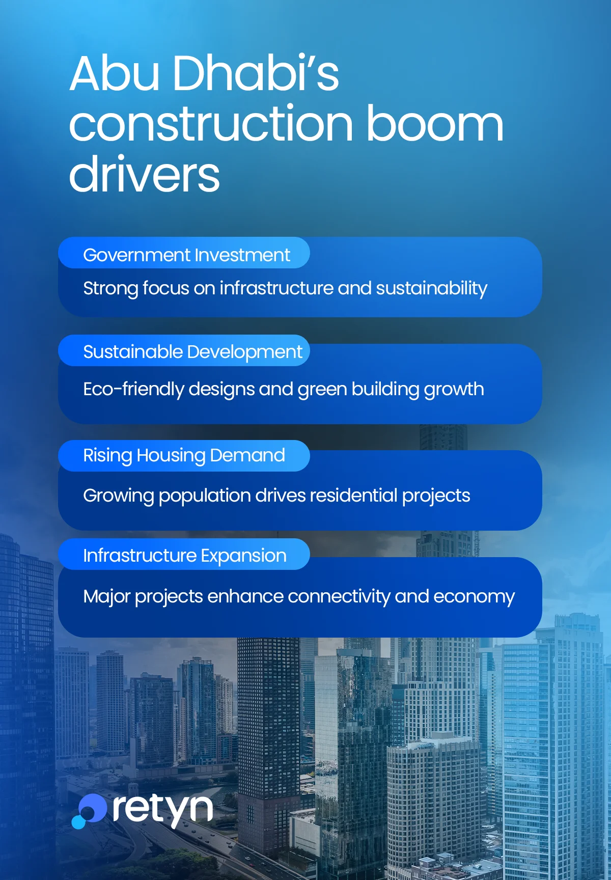 abu dhabi construction boom drivers