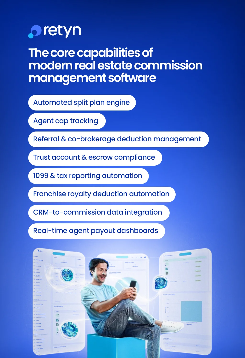 Capabilities of commission management software