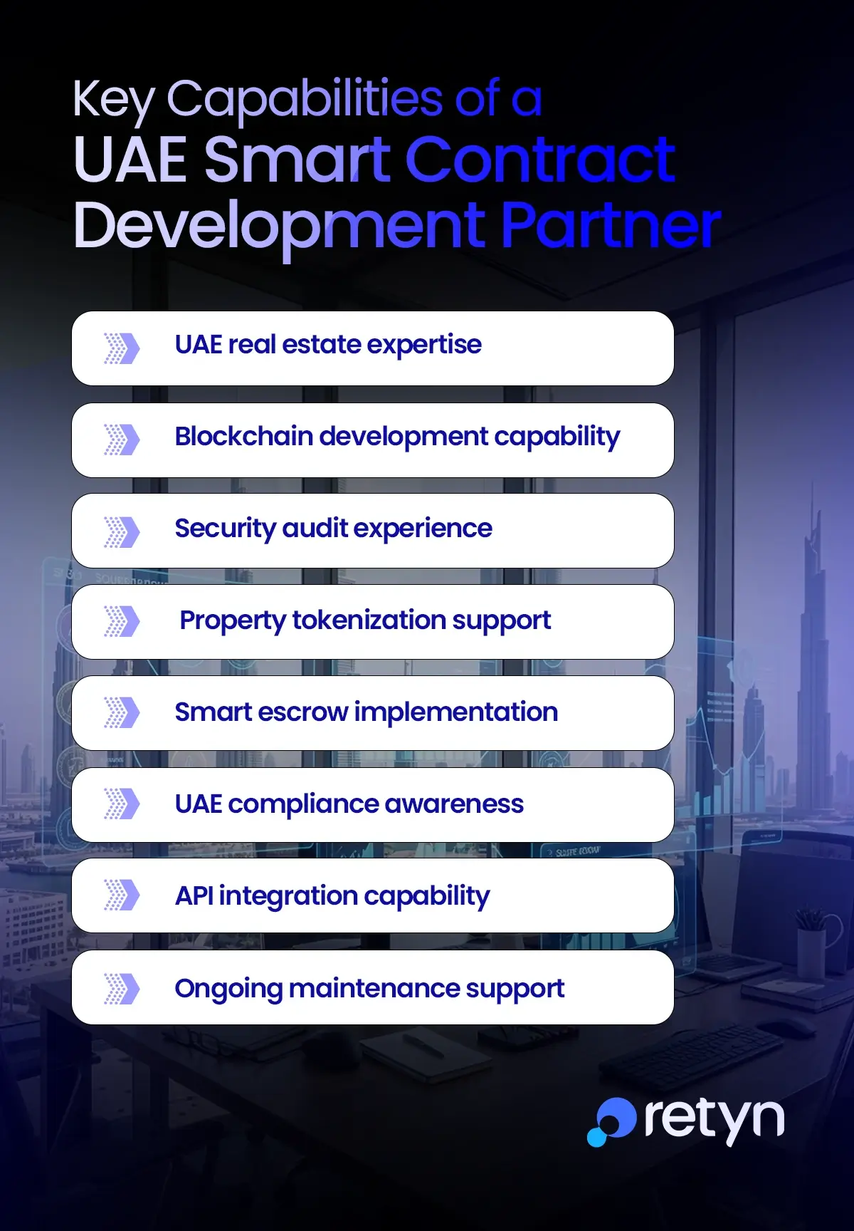 Smart contract capabilities UAE
