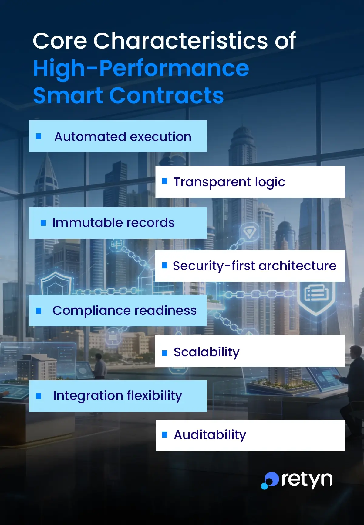 Characteristics of High-Performance Smart Contracts