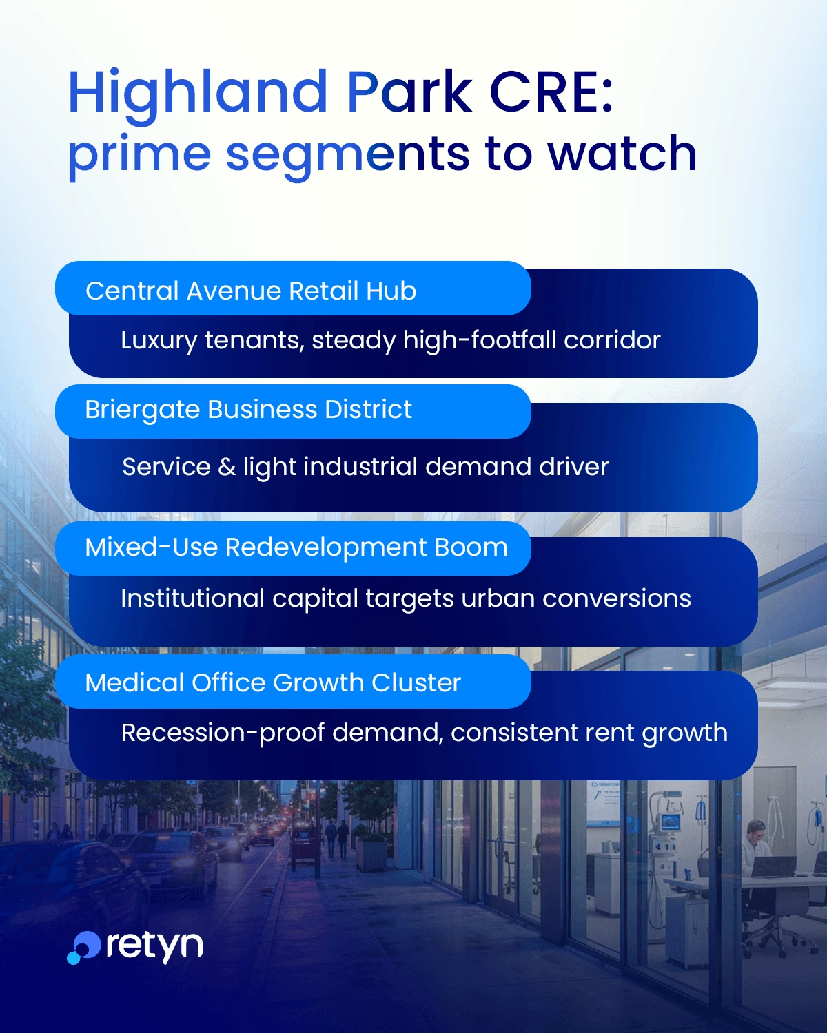 highland park cre prime segments