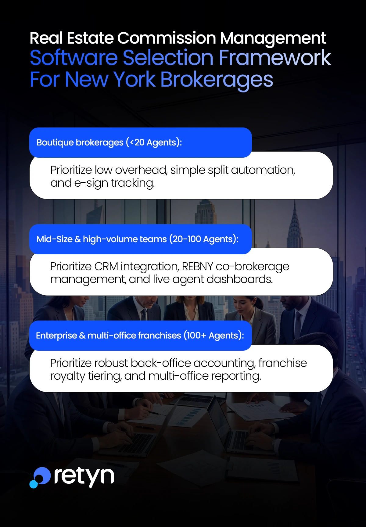 Framework for Real Estate Commission Software for New York