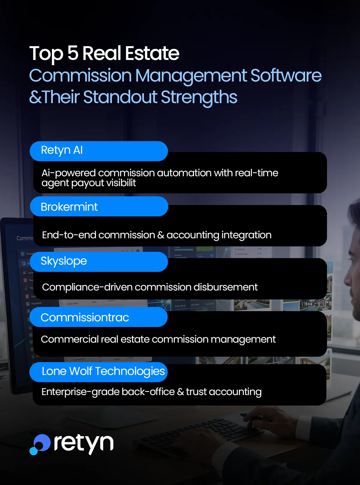 Top 5 real estate commission management software