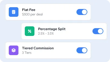 Flexible fee structures