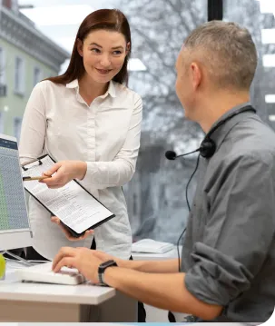 Self-service portal for brokers and clients