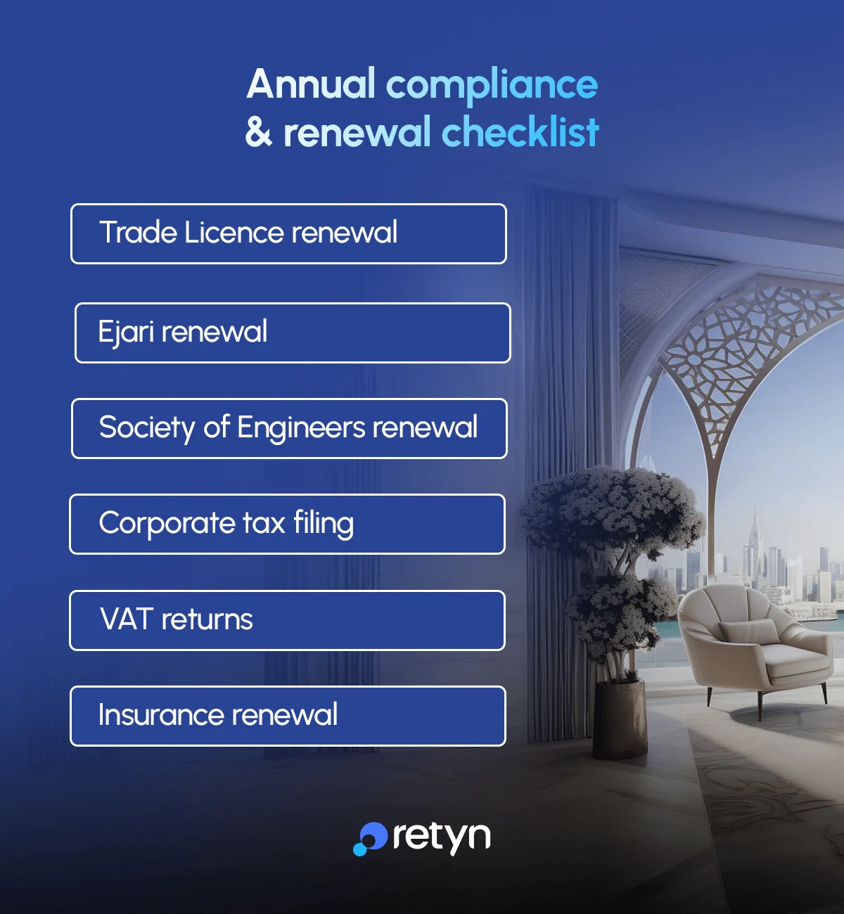 Annual compliance checklist