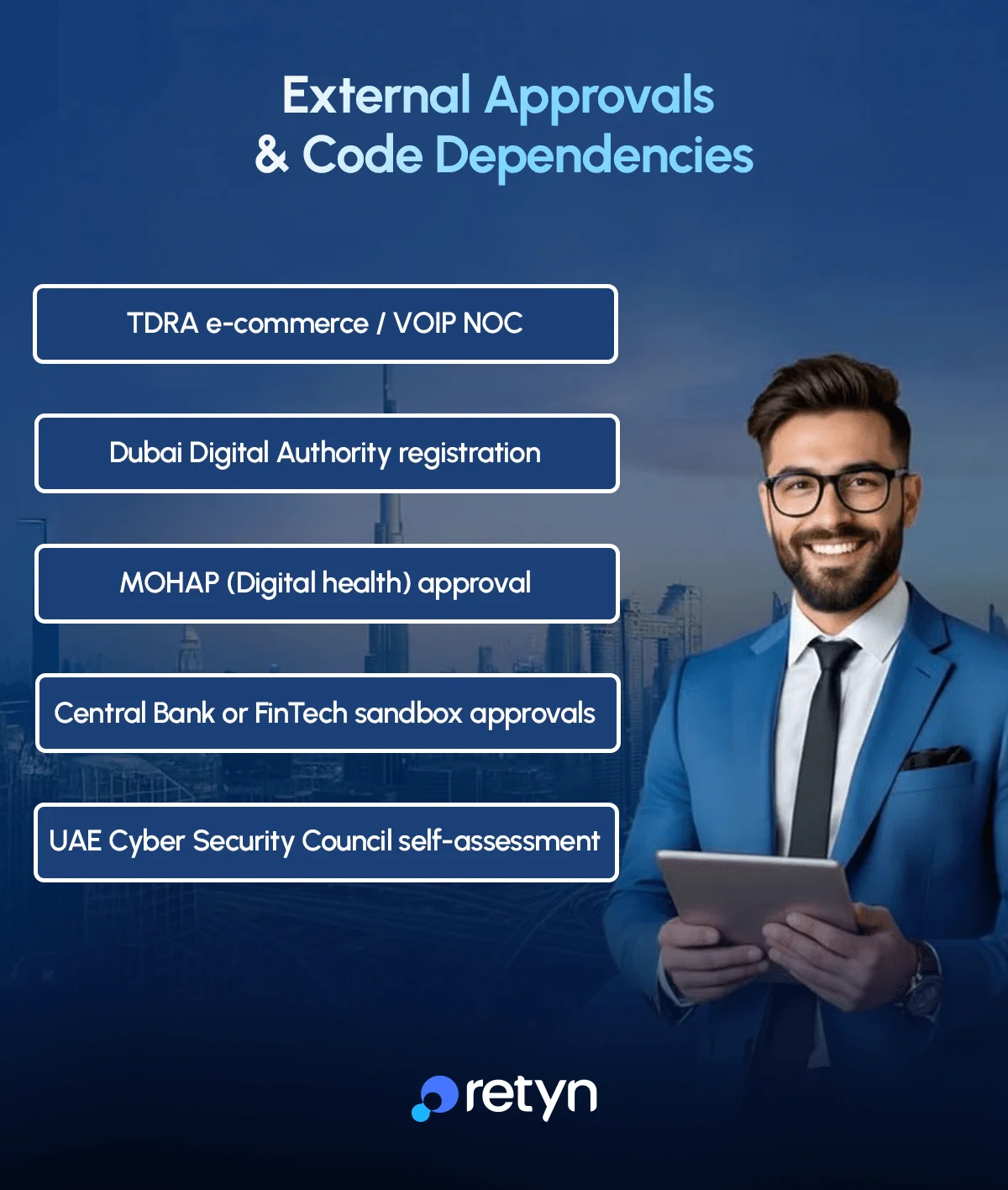 External approvals required for software license
