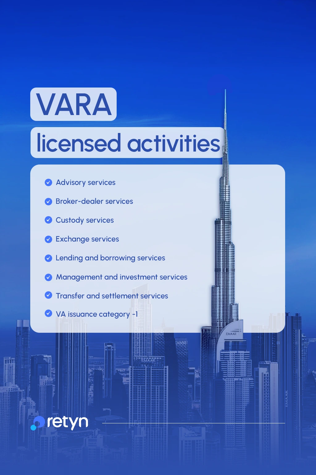 VARA lcensed activities