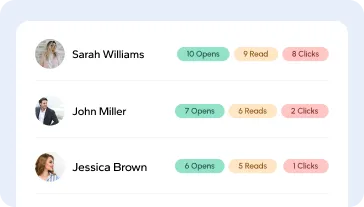Live lead engagement tracking
