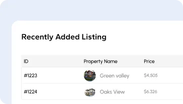 Listing intake and automated updates 
