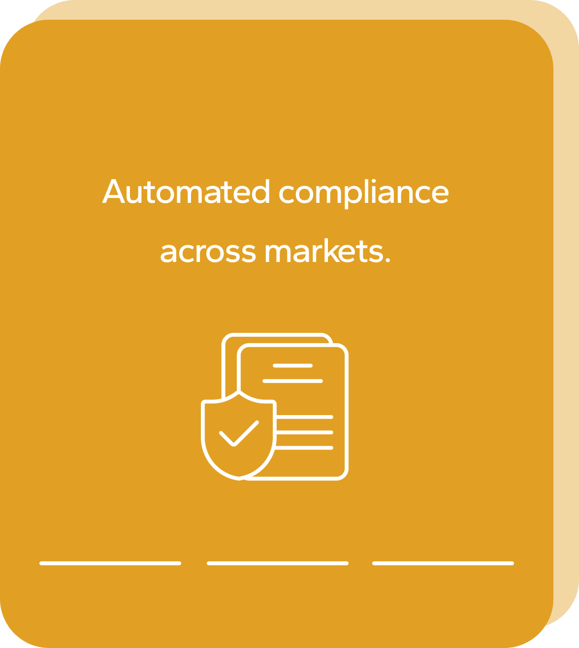 Compliance alignment