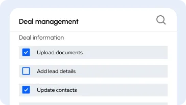 Automated deal workflows