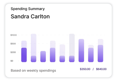 Customer spending pattern