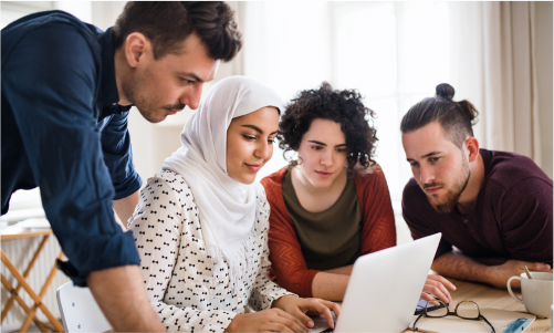 Visual compensation accelerator with Arabic support