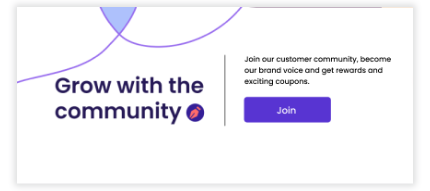 Platform for customer community