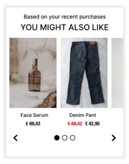 Product recommendations based on purchase history