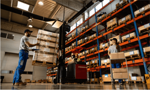 Logistics facility setup